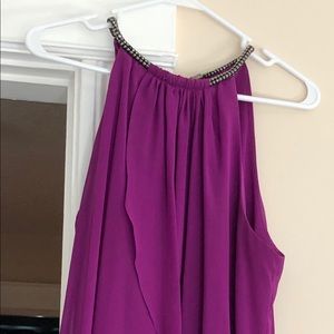 SLNY Size 16 Mauve halter dress